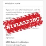 Fact-check: No! UDUS Not Giving out Admission Yet